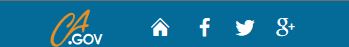 Image of the utility bar with the home icon after CA.gov icon