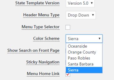 Colors Schemes in CAWeb Options