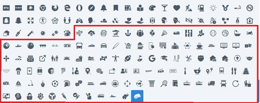 New icons added to the library